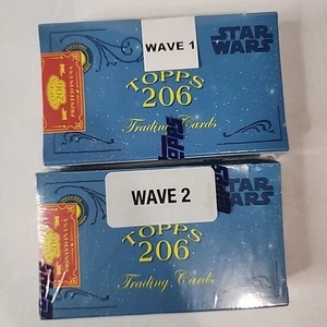 2022 Topps T206 Star Wars Wave 1 & 2 Online Exclusive Factory Sealed Boxes Lot - Picture 1 of 3