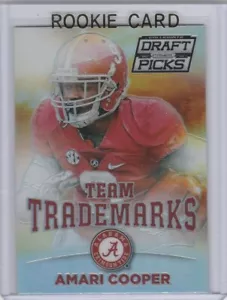 AMARI COOPER Alabama Crimson Tide PRIZMS DRAFT PICK ROOKIE CARD Football 2015 RC - Picture 1 of 2