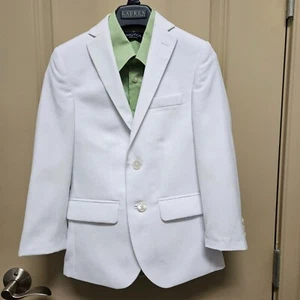 Ralph Lauren Boys' Size 8 White Blazer & Nautica Green Dress Shirt Set NWOT - Picture 1 of 16
