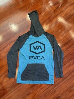 Sudadera con capucha delgada RVCA talla grande para niño Foto 1 de 3