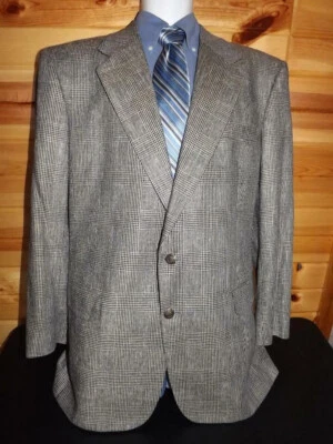 Chaqueta Abrigo Deportivo Tom James Imagen Corporativa Talla 42L Gris Ventana Seda Foto 1 de 4
