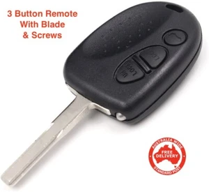 Suits Holden V2 VX VY VZ Monaro CV8,CV8Z 3 Button Remote,Chip,Key Blade & Screws - Picture 1 of 5