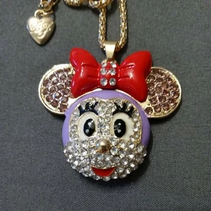 betsey johnson Mouse Necklace - Picture 1 of 3