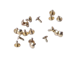 Peco NR-90 Brass Wagon Buffer Heads N Gauge (Pack 20) N Gauge - Picture 1 of 1
