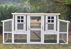 Hühnerstall XXL Nest aus Holz winterfest große für 4-6 Hühner Wachtelstall 09 - Bild 1 von 9