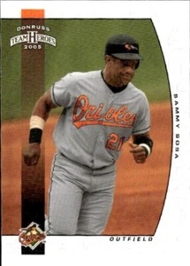 2005 Donruss Team Heroes #75 Sammy Sosa Baltimore Orioles Baseball - Picture 1 of 2