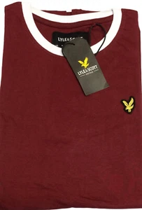 LYLE AND SCOTT SHORT SLEEVE PREMIUM SOFT COTTON CONTRAST T-SHIRT ! SALE !SALE - Picture 1 of 6