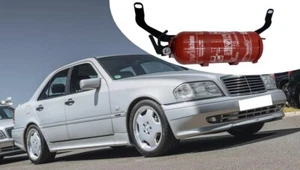 Soporte soporte extintor montaje para Mercedes-Benz Clase C AMG W202 - Imagen 1 de 7
