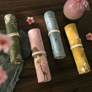 Flower Student Supplies Stationery Storage Bag Creative Palace Style Pen Bag - Picture 1 of 16