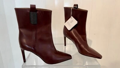 Botines Bruno Cucinelli para mujer de cuero marrón Monili 'África' talla 40 nuevos sin caja Foto 1 de 4