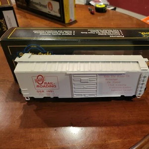 WEAVER * Sliding Door BOXCAR * White O Gauge Rail-Roading "club" * OGR 1991 - Picture 1 of 5