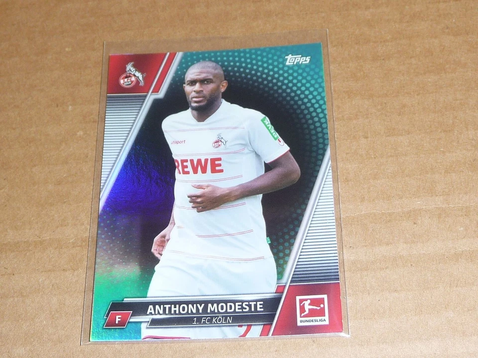 2021/22 Topps BUNDESLIGA SOCCER AQUA PARALLEL /199 ANTHONY MODESTE #106 - Image 1 of 1