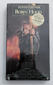 Robin Hood: Prince of Thieves (VHS, 1991) Kevin Costner New Sealed Watermark - Bild 1 von 8