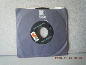 Williams, Roger 7" Vinyl...LOVE ME FOREVER/SWEET PEA...KAPP... SEHR GUTER +...'67 - Bild 1 von 2