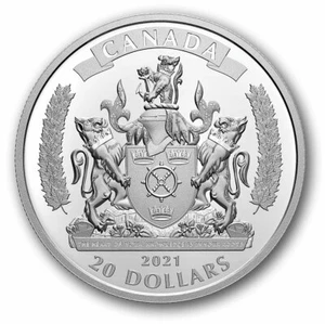 Kanada $ 20 Dollar Silbermünze, schwarze Geschichte - DIE SCHWARZEN LOYALISTEN, 2021 - Bild 1 von 2