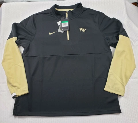 Nike Wake Forest Demon Deacons Men's Dri-Fit Therma 1/4 Zip Jacket XL MSRP $85 Cover