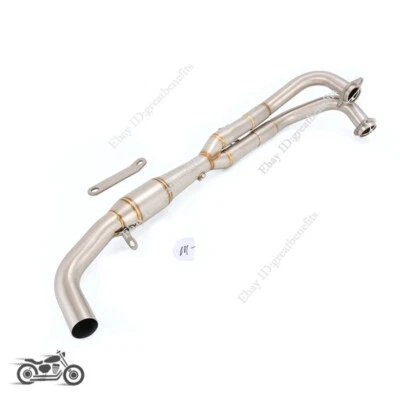 Sistema de escape tubo delantero acero inoxidable para BMW C600 SPORT C650GT 2012-2015 Foto 1 de 4