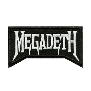 Megadeth Heavy Metal Badge Embroidered Iron on Patch – Classic Logo Design - Picture 1 of 2