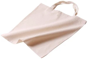 40 Baumwolltragetasche Stofftasche Einkaufstasche Natur UNBEDRUCKT 38x42+40 - Bild 1 von 1