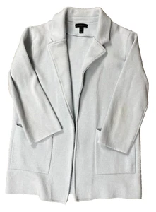 J Crew Sophie Blazer Frente Abierto Suéter Cárdigan Chaqueta Pequeño Azul Claro - Imagen 1 de 8