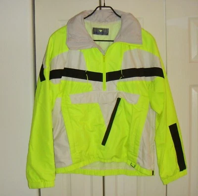  OBERMEYER 男女通用连帽滑雪雪 +++ 运动夹克五颜六色的黄色 L/M 码 — 第 1/4 张图片