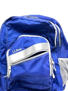 Vintage L.L. Sitzsack Rucksack Reise Wandern Schule blau gorpcore lumbar - Bild 1 von 13