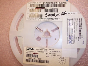 Menge (100) 68pf 25V 51 Ohm 0603 KONDENSATOR-WIDERSTANDS-ARRAYS Z1D13Y680M510KAT2A - Bild 1 von 2