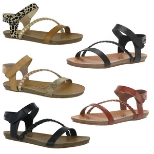 Mujer Blowfish Sandalias Goya Planos Punta Abierta Moda Informal Zapatos Vegano - Foto 1 di 28
