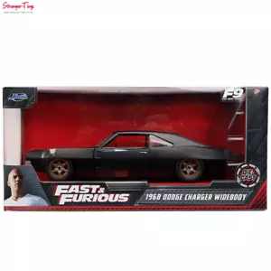 Jada 32614 1/24 Fast & Furious 9 Dom's 1968 Dodge Charger Widebody Blac - Picture 1 of 1