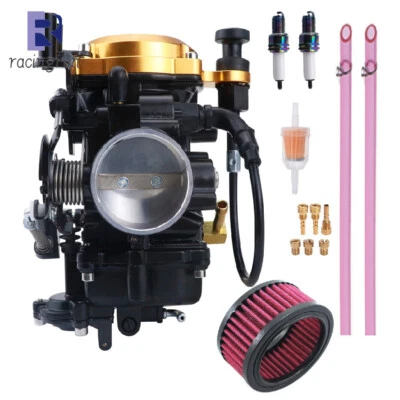 40MM Carburetor & Air Filter for Harley-Davidson Dana Electra Glide FatBoy - Image 1 of 4