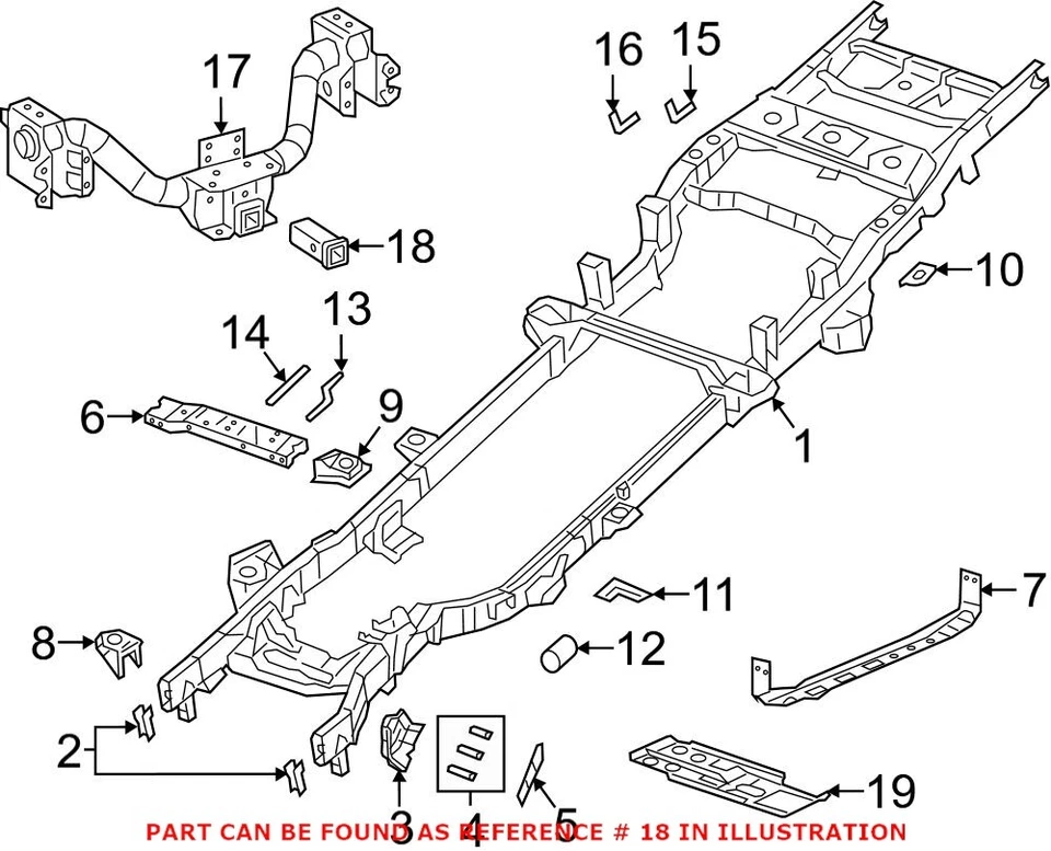 Barra de remolque Mopar original OEM para Ram 2500 3500 Foto 1 de 1