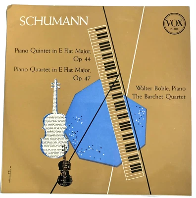 Barchet Quartet Schumann Piano Quintets Vox PL 8960 Vinyl LP  - Image 1 of 4