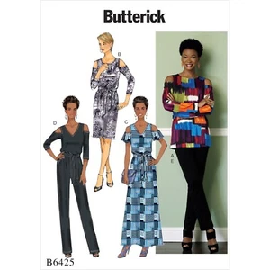 Butterick Sewing Pattern 6425 Dress Jumpsuit Misses Size 14-22 - Picture 1 of 3