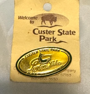 Spilla da bavero Custer State Park Legion Lake Resort Black Hills South Dakota - Foto 1 di 5