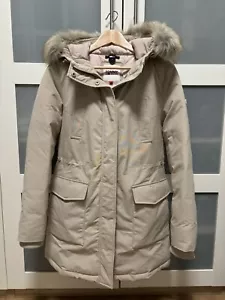 Tommy Jeans Hilfiger Gr. S Parka Jacke Mantel Daunen in Beige - Bild 1 von 3