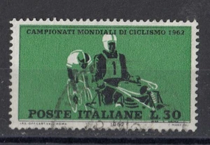 FRANCOBOLLI Italia Repubblica 1962 -- Mondiali Ciclismo 30 Lire SAS944 - Foto 1 di 1