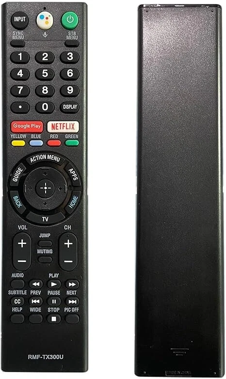 RMF-TX300U RMF-TX310U 2 IN1 Replacement  Remote Compatible with Sony TV - Image 1 of 3