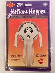 Beistle 24 pulgadas Helio Tolva Boo DeLoon Fantasma Halloween Helio Globo Bailarín Nuevo de Lote Antiguo - Imagen 1 de 3