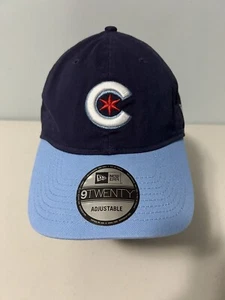 Men's New Era Navy/Light Blue Chicago Cubs 2021 City Connect 9TWENTY Adjustable - Picture 1 of 6