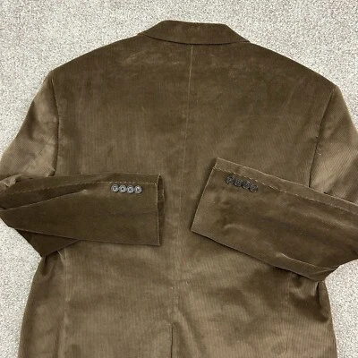 Blazer de pana marrón saddlebred abrigo deportivo chaqueta para hombre talla 46R LEER Foto 1 de 4