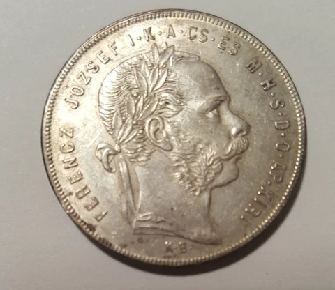 Hungary 1 Forint 1879 KB - Silver 0.900 - Franz Joseph I Cover