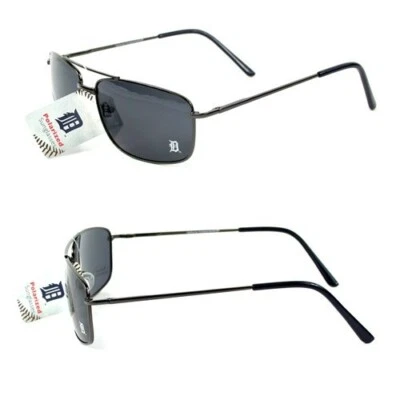 Detroit Tigers Sunglasses Gunmetal Style Polarized MLB Official Merch - Image 1 of 4