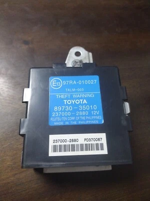 Módulo de advertencia de robo Toyota 4Runner 2003-2009 89730-35010 12 V OEM usado  Foto 1 de 3