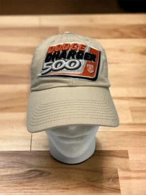 Dodge Charger 500 Darlington Beige adjustable Men  Car Srt Red Eye Trucker Cap - Image 1 of 4