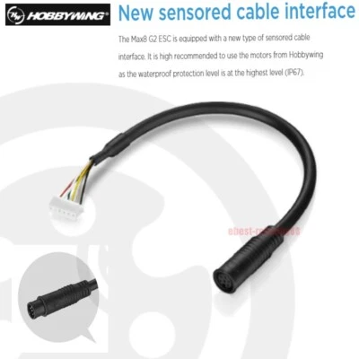 Hobbywing Induction Line Adapter Connector Cable for Ezrun Max8 G2 MAX4 HV ESC - Image 1 of 4