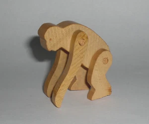 Altes Holz-Spielzeug: Affe RAR! TOP! - Bild 1 von 1