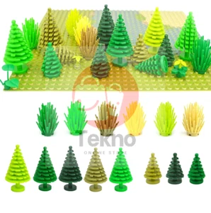 10pcs City Parts for Lego Kits Bush Trees Grass bricks Building Blocks Sets DIY - Picture 1 of 28