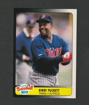 1990 Fleer Baseball MVPs Kirby Puckett #29 Minnesota Twins - Image 1 of 2