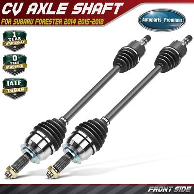 2Pcs Front Side CV Axle Assembly for Subaru Forester 2014-2018 Impreza 2017-2023 - Image 1 of 4