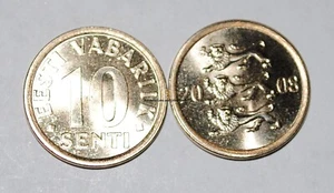 2008 Estonia 10 Senti Coin Unc from Roll BU Nice KM# 22 - Picture 1 of 1